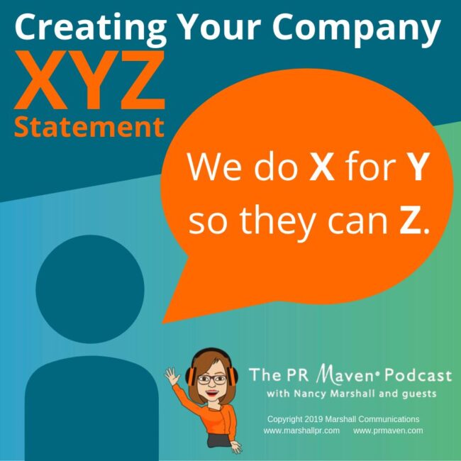 #1 We do X for Y so they can Z
