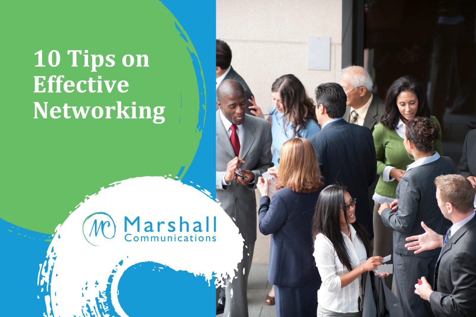 10 Tips on Effective Networking: People talking to each other in small groups at an event