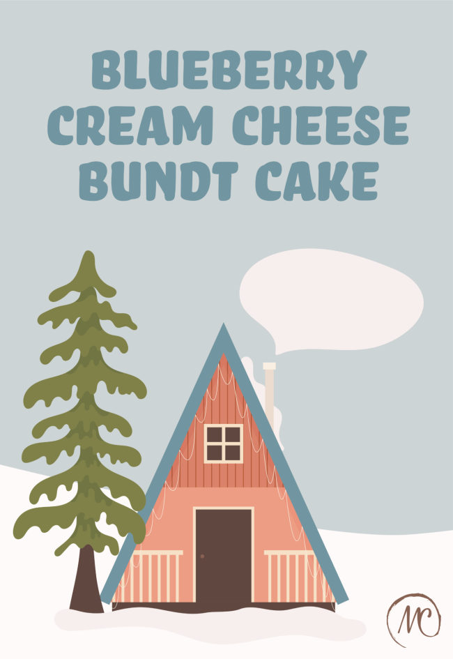 Blueberry Cream Cheese Bundt Cake
