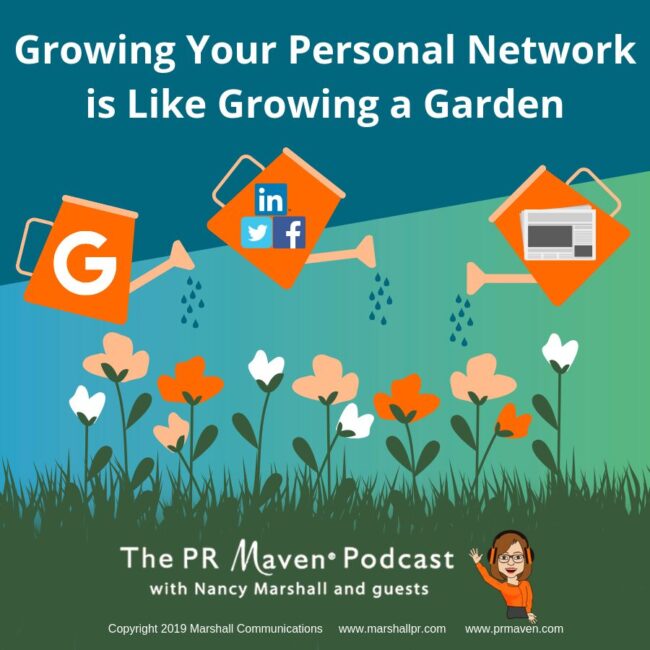 Growing your personal network is like growing a garden