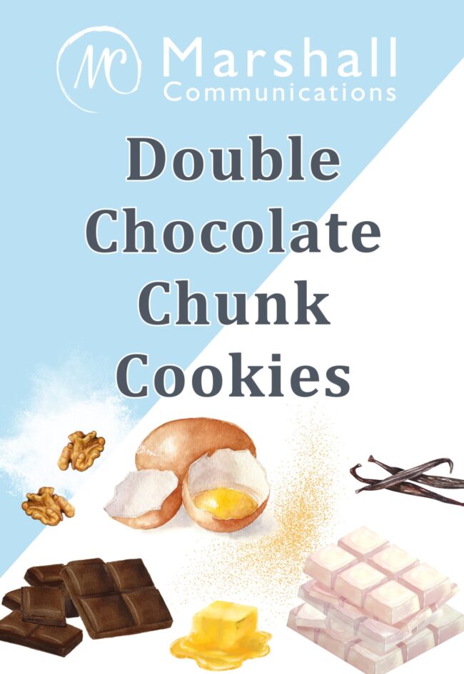 Double Chocolate Chunk Cookies