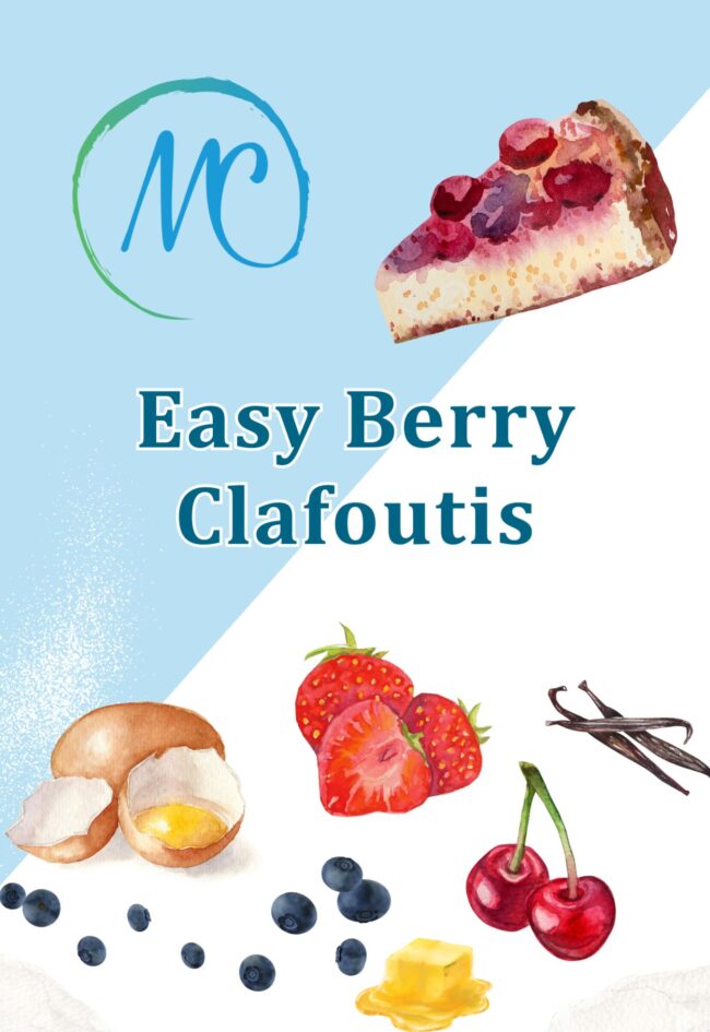 Easy Berry Clafoutis Featured