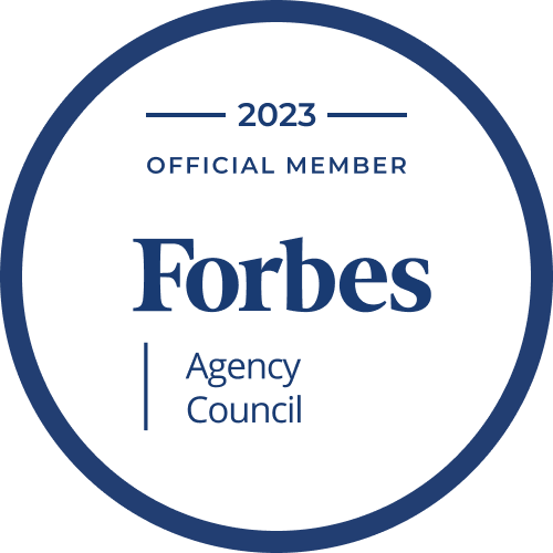 Forbes Accredited Agency 2023 badge