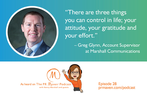 Greg Glynn, Account Supervisor at Marshall Communications