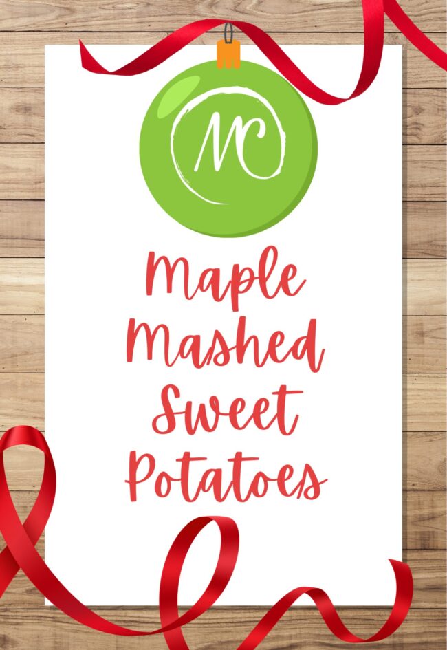 Maple Mashed Sweet Potatoes