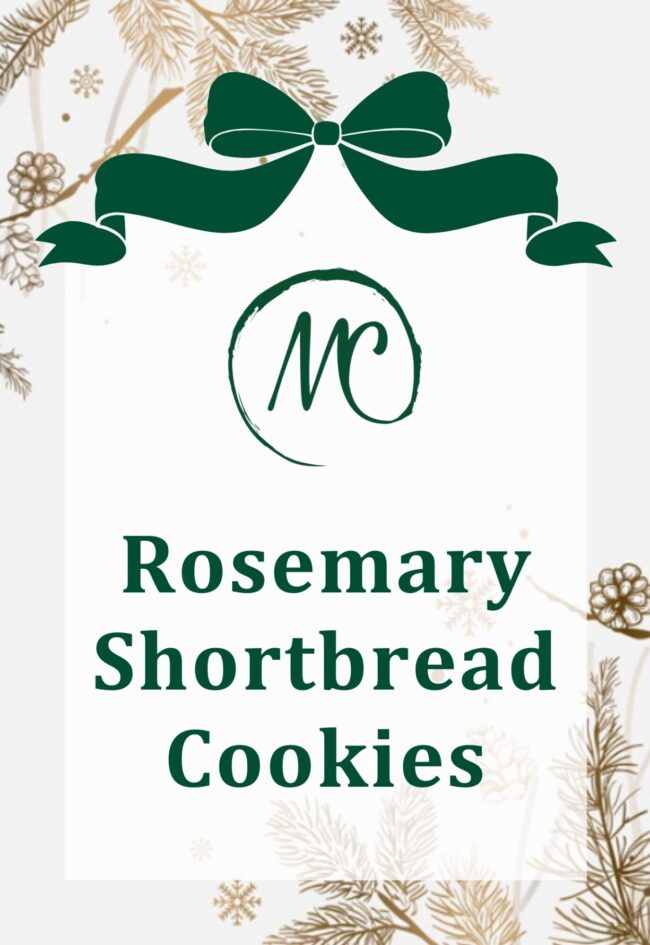 Rosemary Shortbread Cookies