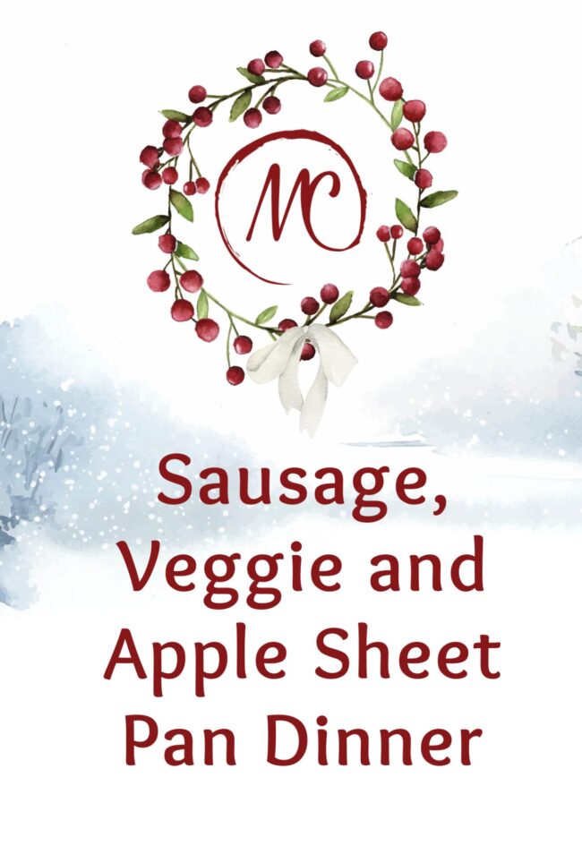 Sausage, Veggie and Apple Sheet Pan Dinner
