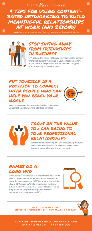 4 Tips for Using Content-Based Networking to Build Meaningful Relationships at Work (And Beyond)