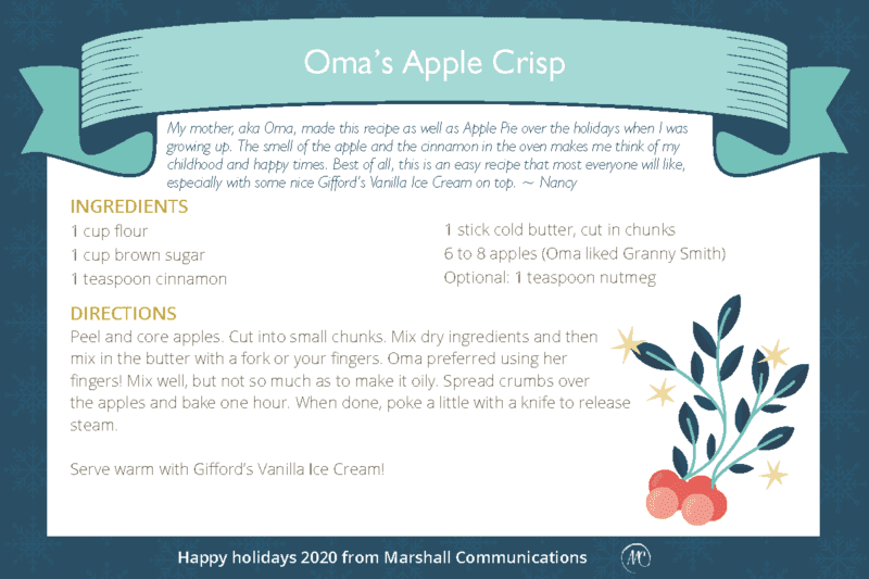 Oma’s Apple Crisp