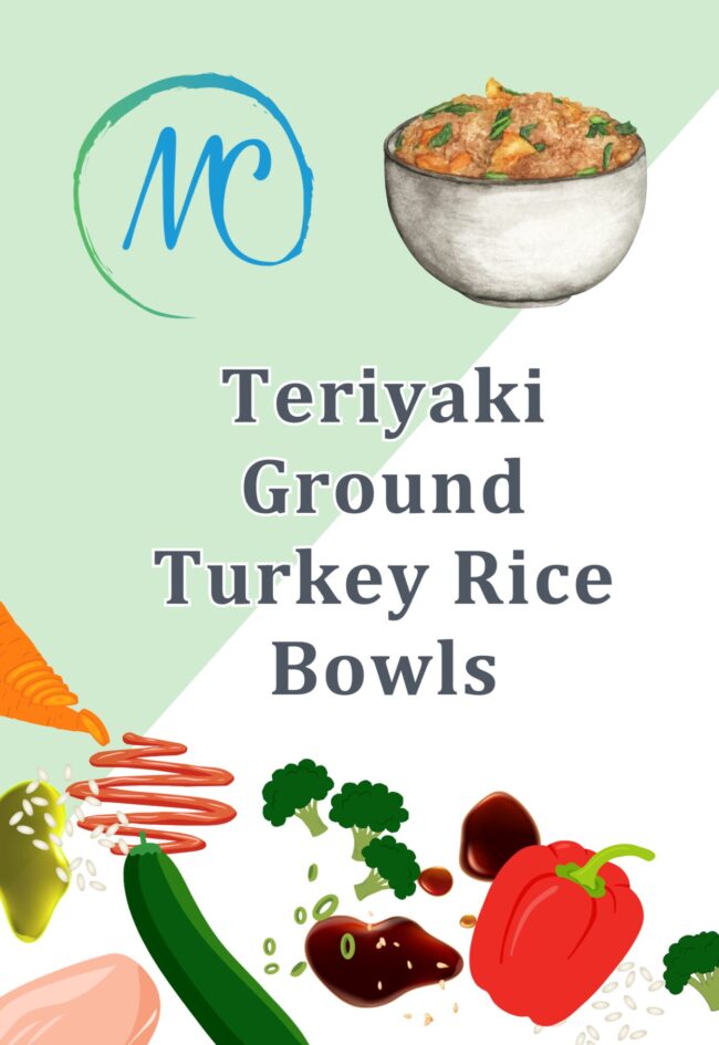 Teriyaki Ground Turkey Rice Bowls Featured