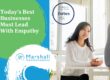 Today’s Best Businesses Must Lead With Empathy: Woman sitting at a table listening to someone