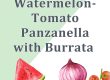 Watermelon-Tomato Panzanella with Burrata
