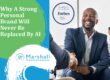 Why A Strong Personal Brand Will Never Be Replaced By AI - Man shaking hand