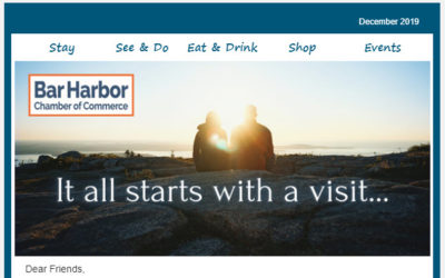Bar Harbor Chamber of Commerce e-newsletter