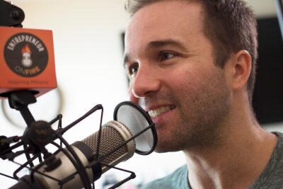 John Lee Dumas, founder and host of Entrepreneurs on Fire